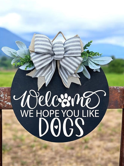 Wood front door sign Wood sign Home decor Welcome sign Sign - Image 2