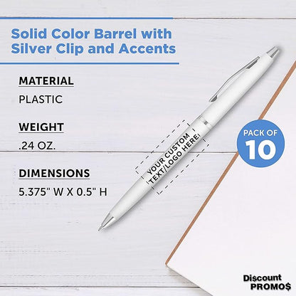 DISCOUNT PROMOS Custom Langham Ballpoint Ink Pen - Image 4