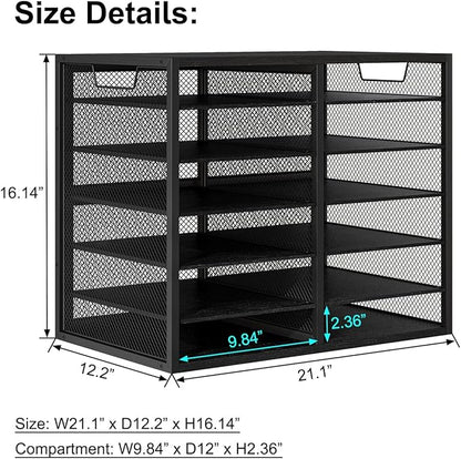 PAG Mass Mail Holder, Adjustable Countertop Literature Organizer, Student - Image 6