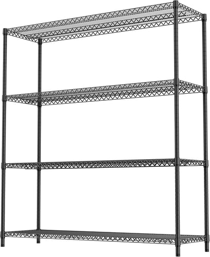 M MZG 4 Tiers Storage Shelves Load 2640LBS, Metal Shelving Wire Metal Shelving - Image 7