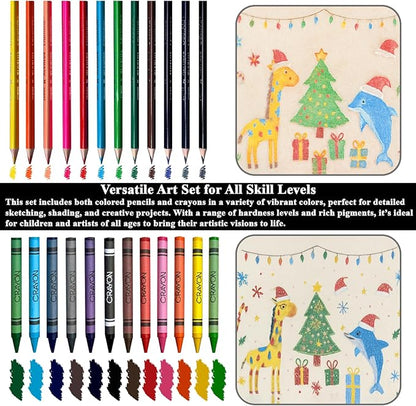 Fuxi Art Supplies for Kids 9-12, Stocking Stuffers | Art Set - Image 6