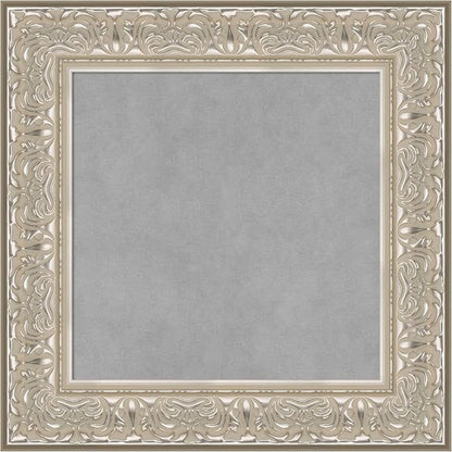 Amanti Art Silver Framed Magnetic Board 23x23 Small Vision Board by AmantiArt
