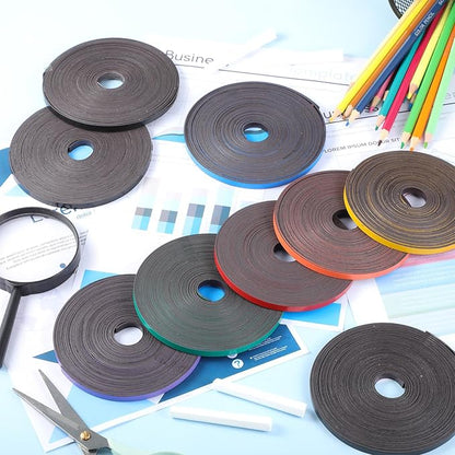 AmazingSpark Magnetic Tape Roll Thin Strips, 1/4 Inch x 33 Feet Magnetic Board - Image 7
