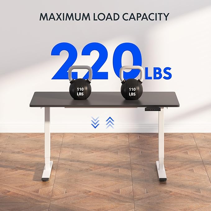 FLEXISPOT E6 3-Stage Dual Motor 60 x 24 Electric Standing Desk Sit Stand Up Desk - Image 3