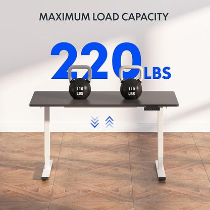 FLEXISPOT E6 3-Stage Dual Motor 60 x 24 Electric Standing Desk Sit Stand Up Desk - Image 3