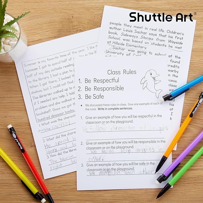 Shuttle Art Mechanical Pencils, 162 Pack Bulk Mechanical Pencils 0.7mm Medium - Image 6