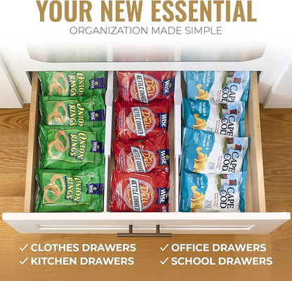 RAPTUROUS Adjustable Deep Drawer Divider – 6" Tall, Expandable 13-22", Non-Slip - Image 6