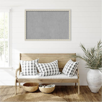 Amanti Art Silver Framed Magnetic Board 26x38 Large Vision Board - Image 5