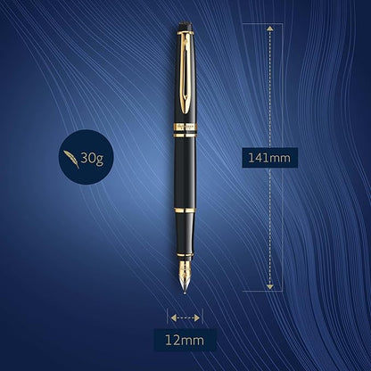 Waterman Expert Fountain Pen, Gloss Black - Image 3