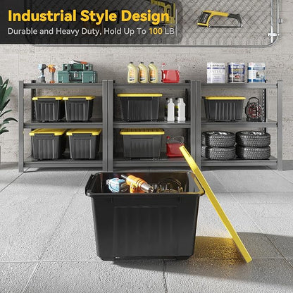 Nazhura 97 Quart Plastic Storage Bin, Stackable and Nestable Storage Boxes - Image 8