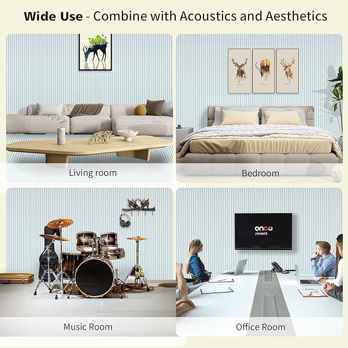 AUTORIFIC Acoustic Panels, 10 Pack Sound Panels Noise Reducing - Image 4