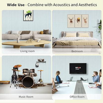 AUTORIFIC Acoustic Panels, 5 Pack Sound Panels Noise Reducing - Image 5