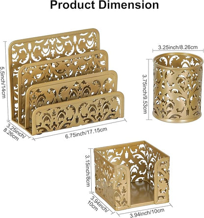 EasyPAG Desk Organizers and Accessories 3 Pieces Office Organizer Set - Image 8