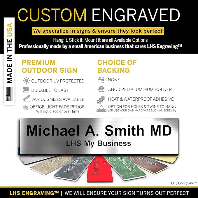 Custom Name Plate for Doors, - Image 3