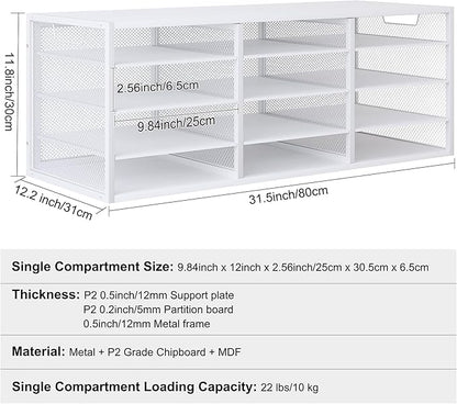 PAG-Mass Mail Sorter Adjustable Countertop Mail Holder, Heavy Duty Literature - Image 6
