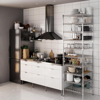 Regal Altair 24" Deep x 24" Wide x 86" Height Wire Shelving Kit | 10-Tier | NSF - Image 6