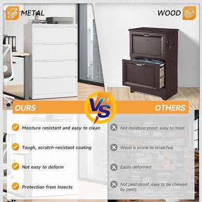 Bestoo 4-Drawer Lateral File Cabinet - Image 5