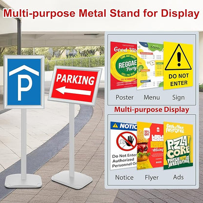 VAIIGO Heavy Duty Standing Sign Holder 11x17 Inch - Image 7