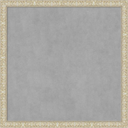 Amanti Art Silver Framed Magnetic Board 26x26 Medium Vision Board by AmantiArt