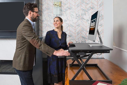 Rocelco 40" Height Adjustable Standing Desk Converter - Image 4