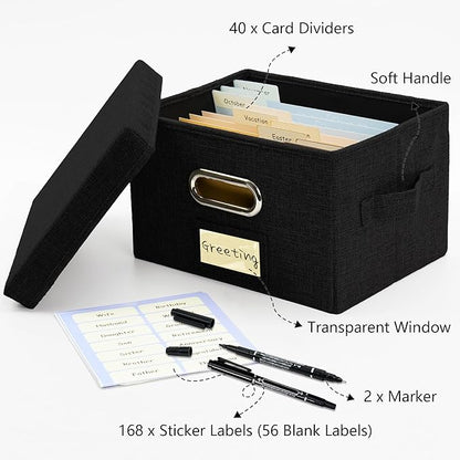Remowith Greeting Card Organizer and Storage Box - Image 3