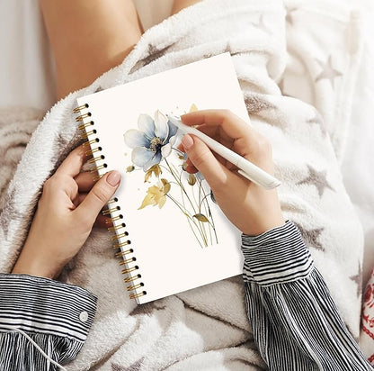 JWVK Vintage Wild Flower Botanical Plant Notebook 02, Rustic Spring Floral - Image 5