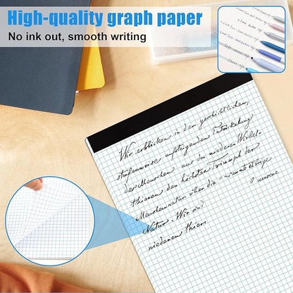 AZUREAL Grid Paper Notebook 8.5 x 11 Inches, 3 Pack graph paper pad, 70Gsm 4×4 - Image 6