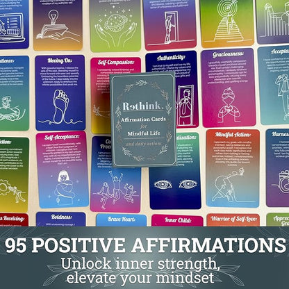 QUOKKA Rethink 95 Positive Affirmation Cards - Image 2