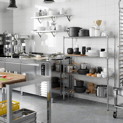 Regal Altair 14" Deep x 42" Wide x 54" Height Wire Shelving Kit | 4-Tier | NSF - Image 5