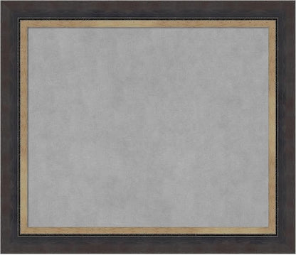 Amanti Art Black Framed Magnetic Board 25x29 Medium Vision Board by AmantiArt