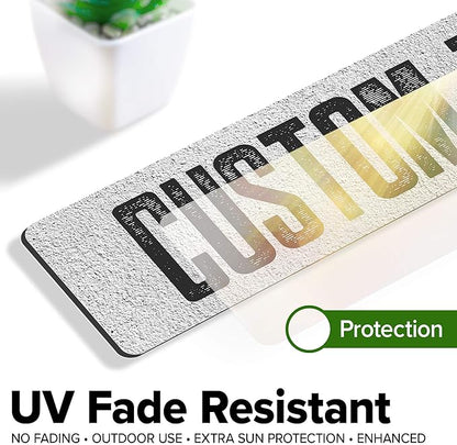 Custom Sign, Custom Street Sign, 11 Font Colors, 13 Font Styles, 4 Hole Options - Image 5