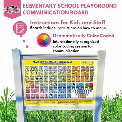 Weather-Proof Aluminum School Playground Communication Board - Image 4