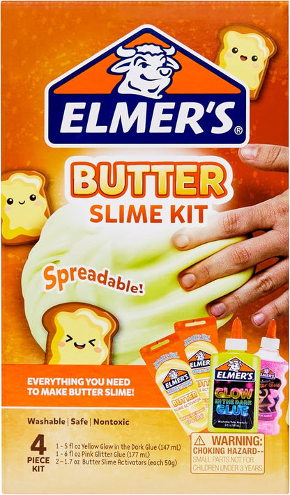 Elmer’s Butter Slime Kit, Includes Glow in the Dark Glue, Glitter Glue - Image 7
