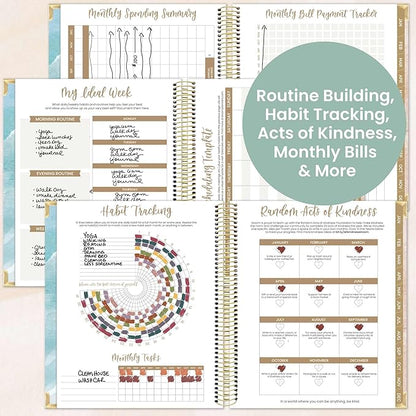 bloom daily planners 2026 Hardcover Calendar Year Goal & Vision Planner - Image 6