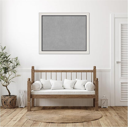 Amanti Art Silver Framed Magnetic Board 38x46 X-Large Vision Board - Image 5