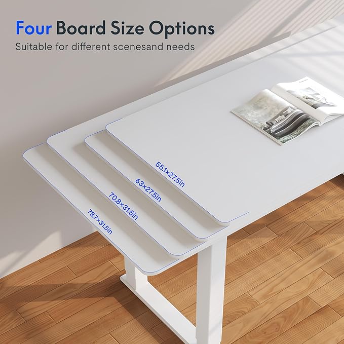 FLEXISPOT E6Q 4 Legs Standing Desk 71 x 32 Inch Adjustable Height Desk - Image 4