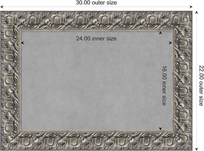 Amanti Art Silver Framed Magnetic Board 22x30 Medium Vision Board - Image 3