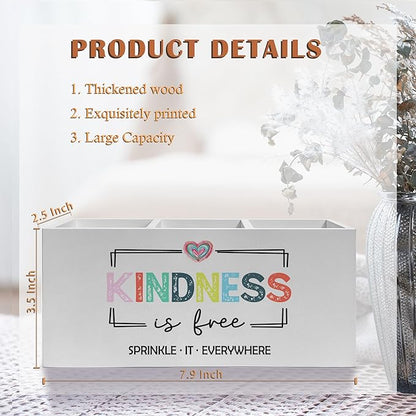 Exqcom Inspirational Mental Health Wellness Pen Pencil Holder, Kindness Gifts - Image 6