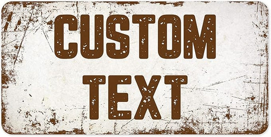 Custom Sign, Custom Street Sign, 11 Font Colors, 13 Font Styles, 4 Hole Options by MySignCenter