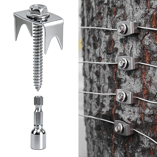 Sumloty 100-Pack 304 Stainless Steel Fence Staples, 1.6 Inch Reusable Fence by Sumloty