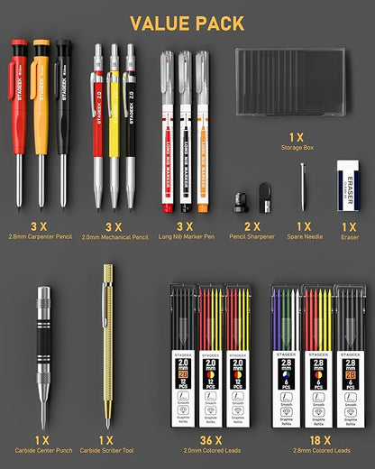 STAGEEK 22 Pack Carpenter Pencil Set - Image 7