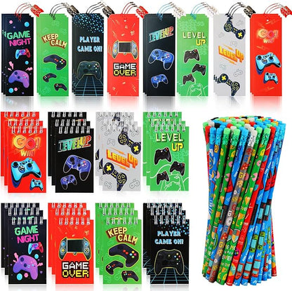 Kolewo4ever 148 Pieces Video Game Theme Stationery Set:100 Pcs Video Game by Kolewo4ever