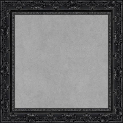 Amanti Art Black Framed Magnetic Board 20x20 Small Vision Board by AmantiArt