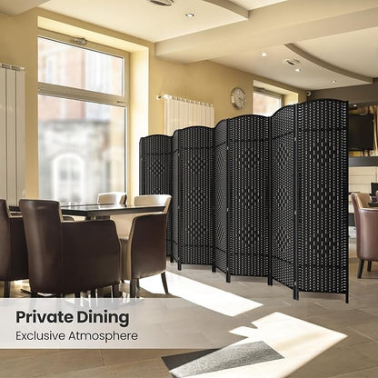 8 Panel Room Divider, 6Ft Folding Privacy Screen, Tall - Image 6