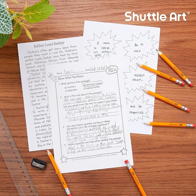 Shuttle Art 200 Pack Golf Pencils - Image 2