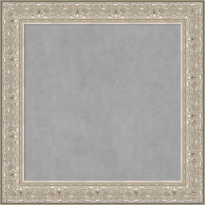 Amanti Art Silver Framed Magnetic Board 31x31 Medium Vision Board by AmantiArt