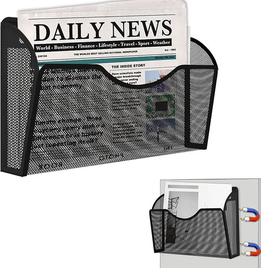 KZWKRG Magnetic File Holder, Magnetic File Folder Holder, No Drilling by Unknown