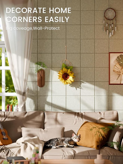 Bumusty Large Cork Board Alternative-47 x35 Felt Bulletin Board Tiles, - Image 4