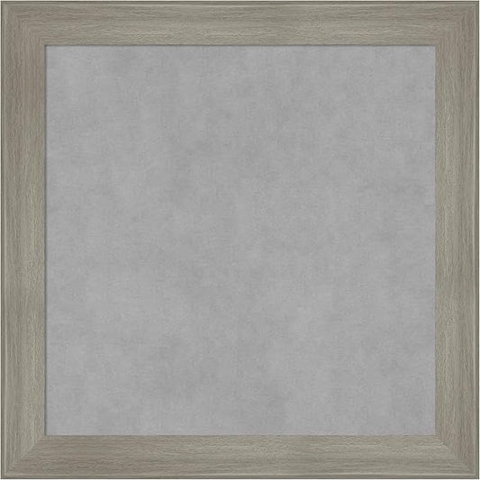 Amanti Art Grey Framed Magnetic Board 24x24 Medium Vision Board by AmantiArt
