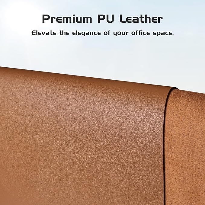 Aothia Leather Desk Pad Protector, Office Mat, Large Mouse Pad, Laptop Desk Pad - Image 5